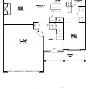 Fernberry Floorplan - 2 Bedroom
